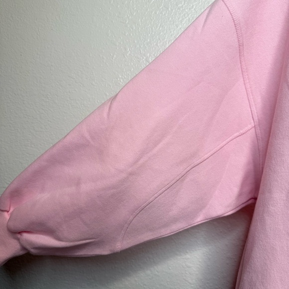 Judith March Beach Bum Oversized Baby Pink Sweatshirt With Beaded Lettering L - Picture 2 of 7